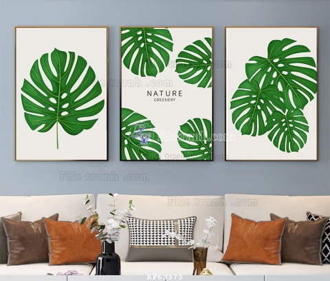 Tranh Lá Cây Nhiệt Đới | Tranh Ngọc Việt - Đắk Lắk | Tranh Ngọc Việt - Xưởng Tranh Đẹp Buôn Ma Thuột (BMT) DakLak