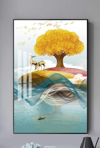 Tranh Cây Kim Tiền | Tranh Ngọc Việt - Đắk Lắk | Tranh Ngọc Việt - Xưởng Tranh Đẹp Buôn Ma Thuột (BMT) DakLak