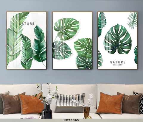 Tranh Lá Cây Nhiệt Đới | Tranh Ngọc Việt - Đắk Lắk | Tranh Ngọc Việt - Xưởng Tranh Đẹp Buôn Ma Thuột (BMT) DakLak