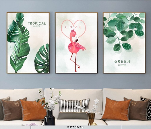 Tranh Lá Cây Nhiệt Đới | Tranh Ngọc Việt - Đắk Lắk | Tranh Ngọc Việt - Xưởng Tranh Đẹp Buôn Ma Thuột (BMT) DakLak