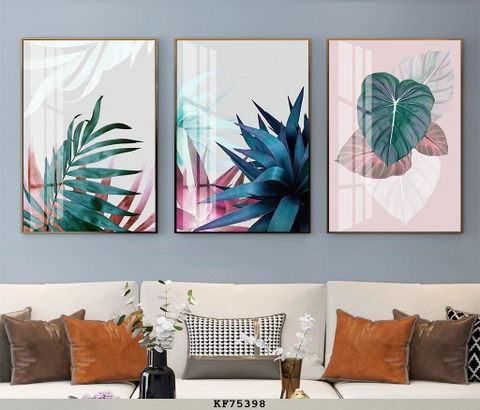 Tranh Lá Cây Nhiệt Đới | Tranh Ngọc Việt - Đắk Lắk | Tranh Ngọc Việt - Xưởng Tranh Đẹp Buôn Ma Thuột (BMT) DakLak