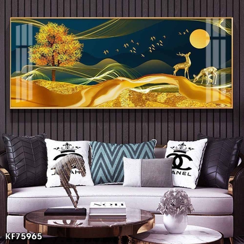 Tranh Hươu Tài Lộc | Tranh Ngọc Việt - Đắk Lắk | Tranh Ngọc Việt - Xưởng Tranh Đẹp Buôn Ma Thuột (BMT) DakLak