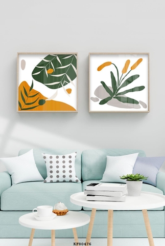 Tranh Lá Cây Nhiệt Đới | Tranh Ngọc Việt - Đắk Lắk | Tranh Ngọc Việt - Xưởng Tranh Đẹp Buôn Ma Thuột (BMT) DakLak