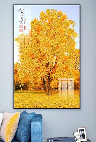 Tranh Cây Kim Tiền | Tranh Ngọc Việt - Đắk Lắk | Tranh Ngọc Việt - Xưởng Tranh Đẹp Buôn Ma Thuột (BMT) DakLak