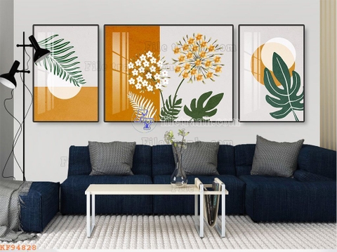 Tranh Lá Cây Nhiệt Đới | Tranh Ngọc Việt - Đắk Lắk | Tranh Ngọc Việt - Xưởng Tranh Đẹp Buôn Ma Thuột (BMT) DakLak