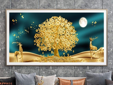 Tranh Cây Kim Tiền | Tranh Ngọc Việt - Đắk Lắk | Tranh Ngọc Việt - Xưởng Tranh Đẹp Buôn Ma Thuột (BMT) DakLak