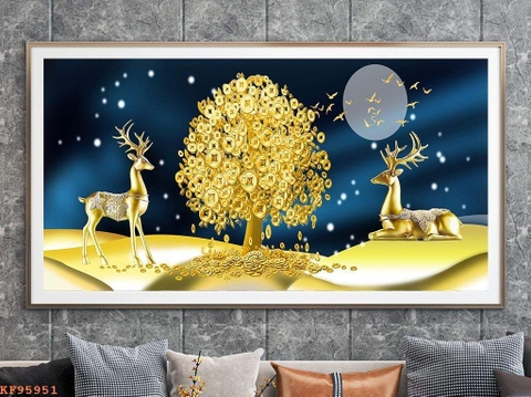 Tranh Cây Kim Tiền | Tranh Ngọc Việt - Đắk Lắk | Tranh Ngọc Việt - Xưởng Tranh Đẹp Buôn Ma Thuột (BMT) DakLak