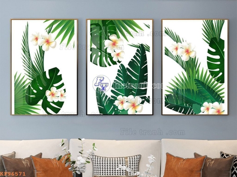 Tranh Lá Cây Nhiệt Đới | Tranh Ngọc Việt - Đắk Lắk | Tranh Ngọc Việt - Xưởng Tranh Đẹp Buôn Ma Thuột (BMT) DakLak