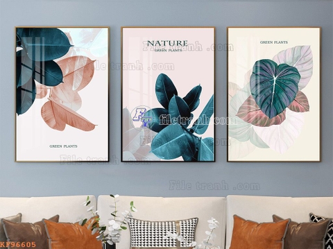 Tranh Lá Cây Nhiệt Đới | Tranh Ngọc Việt - Đắk Lắk | Tranh Ngọc Việt - Xưởng Tranh Đẹp Buôn Ma Thuột (BMT) DakLak