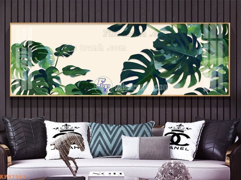 Tranh Lá Cây Nhiệt Đới | Tranh Ngọc Việt - Đắk Lắk | Tranh Ngọc Việt - Xưởng Tranh Đẹp Buôn Ma Thuột (BMT) DakLak