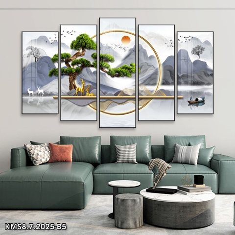 Bộ 5 Tranh Ghép Đẹp, Sang | Tranh Ngọc Việt - Đắk Lắk | Tranh Ngọc Việt - Xưởng Tranh Đẹp Buôn Ma Thuột (BMT) DakLak