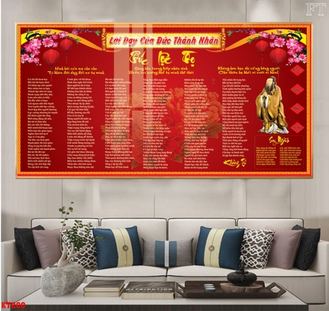 Tranh Lời Dạy Khổng Tử | Tranh Ngọc Việt - Đắk Lắk | Tranh Ngọc Việt - Xưởng Tranh Đẹp Buôn Ma Thuột (BMT) DakLak