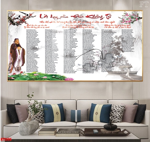 Tranh Lời Dạy Khổng Tử | Tranh Ngọc Việt - Đắk Lắk | Tranh Ngọc Việt - Xưởng Tranh Đẹp Buôn Ma Thuột (BMT) DakLak