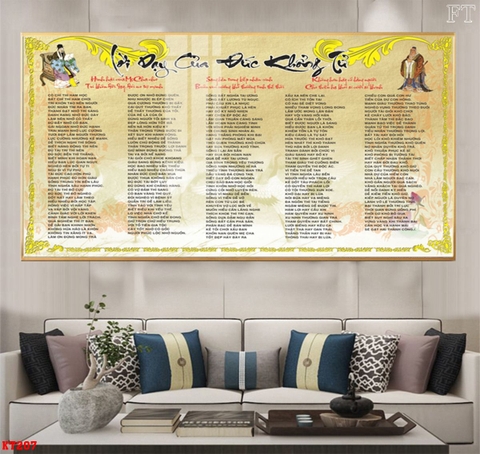 Tranh Lời Dạy Khổng Tử | Tranh Ngọc Việt - Đắk Lắk | Tranh Ngọc Việt - Xưởng Tranh Đẹp Buôn Ma Thuột (BMT) DakLak