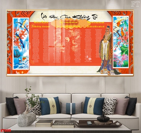 Tranh Lời Dạy Khổng Tử | Tranh Ngọc Việt - Đắk Lắk | Tranh Ngọc Việt - Xưởng Tranh Đẹp Buôn Ma Thuột (BMT) DakLak