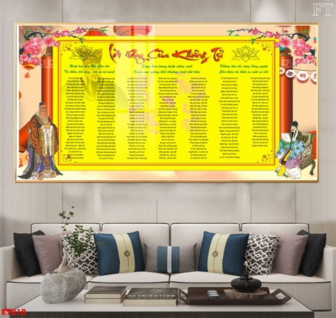 Tranh Lời Dạy Khổng Tử | Tranh Ngọc Việt - Đắk Lắk | Tranh Ngọc Việt - Xưởng Tranh Đẹp Buôn Ma Thuột (BMT) DakLak