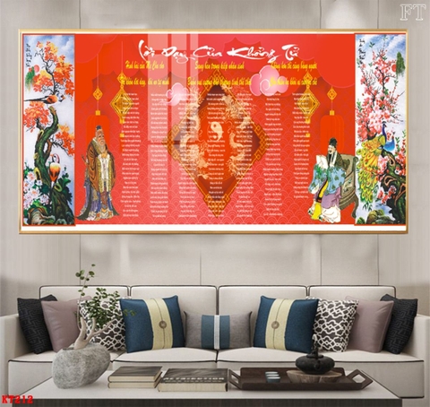 Tranh Lời Dạy Khổng Tử | Tranh Ngọc Việt - Đắk Lắk | Tranh Ngọc Việt - Xưởng Tranh Đẹp Buôn Ma Thuột (BMT) DakLak