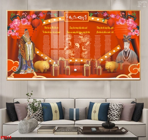 Tranh Lời Dạy Khổng Tử | Tranh Ngọc Việt - Đắk Lắk | Tranh Ngọc Việt - Xưởng Tranh Đẹp Buôn Ma Thuột (BMT) DakLak