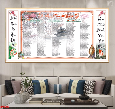 Tranh Lời Dạy Khổng Tử | Tranh Ngọc Việt - Đắk Lắk | Tranh Ngọc Việt - Xưởng Tranh Đẹp Buôn Ma Thuột (BMT) DakLak