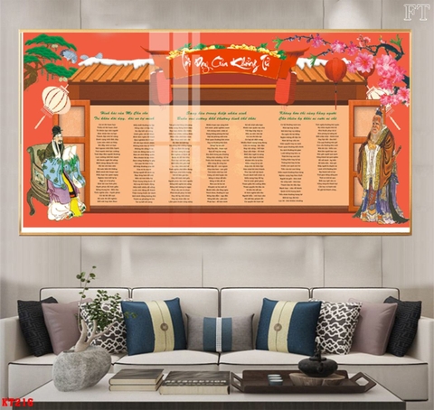 Tranh Lời Dạy Khổng Tử | Tranh Ngọc Việt - Đắk Lắk | Tranh Ngọc Việt - Xưởng Tranh Đẹp Buôn Ma Thuột (BMT) DakLak