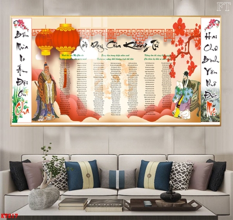 Tranh Lời Dạy Khổng Tử | Tranh Ngọc Việt - Đắk Lắk | Tranh Ngọc Việt - Xưởng Tranh Đẹp Buôn Ma Thuột (BMT) DakLak