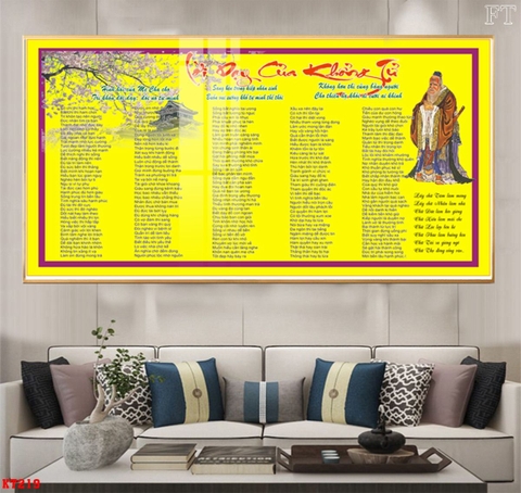 Tranh Lời Dạy Khổng Tử | Tranh Ngọc Việt - Đắk Lắk | Tranh Ngọc Việt - Xưởng Tranh Đẹp Buôn Ma Thuột (BMT) DakLak