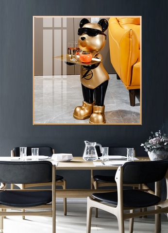 Tranh Gấu Bearbrick - KAWS | Tranh Ngọc Việt - Đắk Lắk | Tranh Ngọc Việt - Xưởng Tranh Đẹp Buôn Ma Thuột (BMT) DakLak