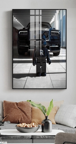 Tranh Gấu Bearbrick - KAWS | Tranh Ngọc Việt - Đắk Lắk | Tranh Ngọc Việt - Xưởng Tranh Đẹp Buôn Ma Thuột (BMT) DakLak