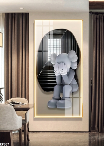 Tranh Gấu Bearbrick - KAWS | Tranh Ngọc Việt - Đắk Lắk | Tranh Ngọc Việt - Xưởng Tranh Đẹp Buôn Ma Thuột (BMT) DakLak