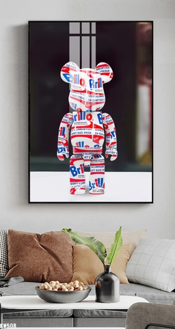Tranh Gấu Bearbrick - KAWS | Tranh Ngọc Việt - Đắk Lắk | Tranh Ngọc Việt - Xưởng Tranh Đẹp Buôn Ma Thuột (BMT) DakLak
