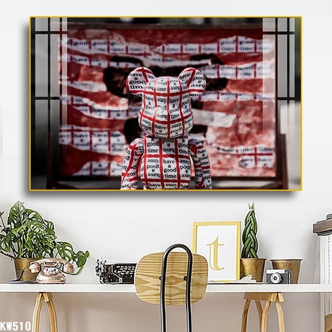 Tranh Gấu Bearbrick - KAWS | Tranh Ngọc Việt - Đắk Lắk | Tranh Ngọc Việt - Xưởng Tranh Đẹp Buôn Ma Thuột (BMT) DakLak