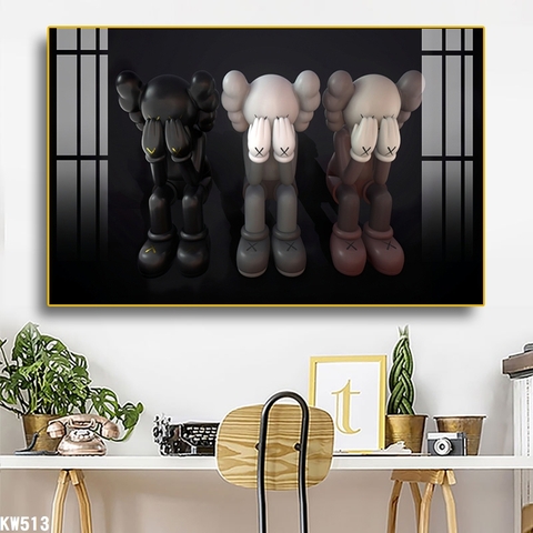 Tranh Gấu Bearbrick - KAWS | Tranh Ngọc Việt - Đắk Lắk | Tranh Ngọc Việt - Xưởng Tranh Đẹp Buôn Ma Thuột (BMT) DakLak