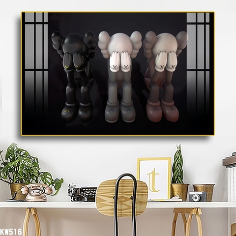 Tranh Gấu Bearbrick - KAWS | Tranh Ngọc Việt - Đắk Lắk | Tranh Ngọc Việt - Xưởng Tranh Đẹp Buôn Ma Thuột (BMT) DakLak