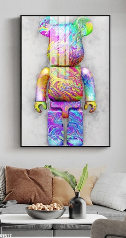 Tranh Gấu Bearbrick - KAWS | Tranh Ngọc Việt - Đắk Lắk | Tranh Ngọc Việt - Xưởng Tranh Đẹp Buôn Ma Thuột (BMT) DakLak