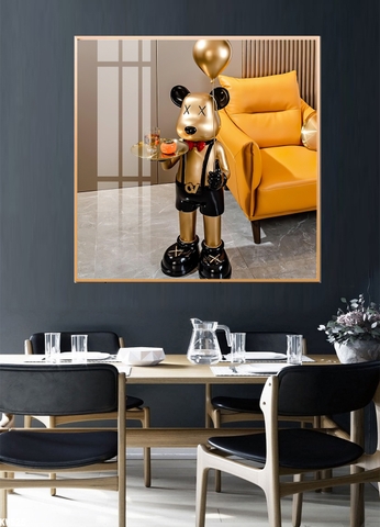 Tranh Gấu Bearbrick - KAWS | Tranh Ngọc Việt - Đắk Lắk | Tranh Ngọc Việt - Xưởng Tranh Đẹp Buôn Ma Thuột (BMT) DakLak