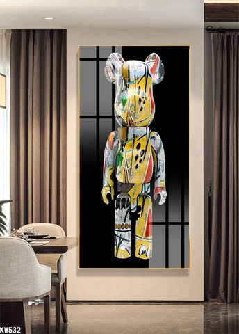 Tranh Gấu Bearbrick - KAWS | Tranh Ngọc Việt - Đắk Lắk | Tranh Ngọc Việt - Xưởng Tranh Đẹp Buôn Ma Thuột (BMT) DakLak