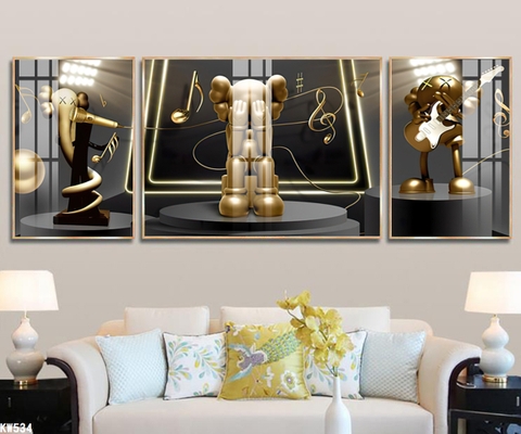 Tranh Gấu Bearbrick - KAWS | Tranh Ngọc Việt - Đắk Lắk | Tranh Ngọc Việt - Xưởng Tranh Đẹp Buôn Ma Thuột (BMT) DakLak