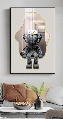 Tranh Gấu Bearbrick - KAWS | Tranh Ngọc Việt - Đắk Lắk | Tranh Ngọc Việt - Xưởng Tranh Đẹp Buôn Ma Thuột (BMT) DakLak