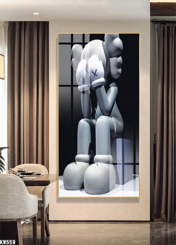 Tranh Gấu Bearbrick - KAWS | Tranh Ngọc Việt - Đắk Lắk | Tranh Ngọc Việt - Xưởng Tranh Đẹp Buôn Ma Thuột (BMT) DakLak