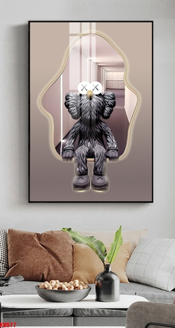 Tranh Gấu Bearbrick - KAWS | Tranh Ngọc Việt - Đắk Lắk | Tranh Ngọc Việt - Xưởng Tranh Đẹp Buôn Ma Thuột (BMT) DakLak
