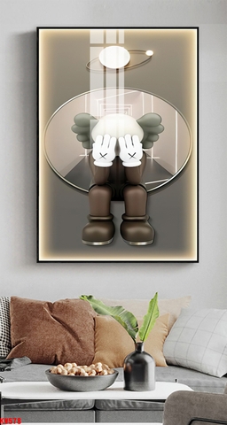 Tranh Gấu Bearbrick - KAWS | Tranh Ngọc Việt - Đắk Lắk | Tranh Ngọc Việt - Xưởng Tranh Đẹp Buôn Ma Thuột (BMT) DakLak