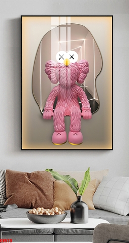 Tranh Gấu Bearbrick - KAWS | Tranh Ngọc Việt - Đắk Lắk | Tranh Ngọc Việt - Xưởng Tranh Đẹp Buôn Ma Thuột (BMT) DakLak
