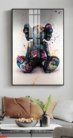 Tranh Gấu Bearbrick - KAWS | Tranh Ngọc Việt - Đắk Lắk | Tranh Ngọc Việt - Xưởng Tranh Đẹp Buôn Ma Thuột (BMT) DakLak