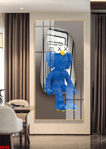 Tranh Gấu Bearbrick - KAWS | Tranh Ngọc Việt - Đắk Lắk | Tranh Ngọc Việt - Xưởng Tranh Đẹp Buôn Ma Thuột (BMT) DakLak