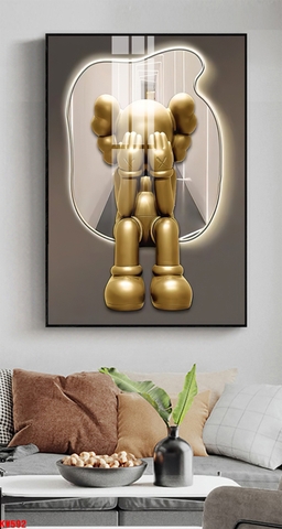 Tranh Gấu Bearbrick - KAWS | Tranh Ngọc Việt - Đắk Lắk | Tranh Ngọc Việt - Xưởng Tranh Đẹp Buôn Ma Thuột (BMT) DakLak