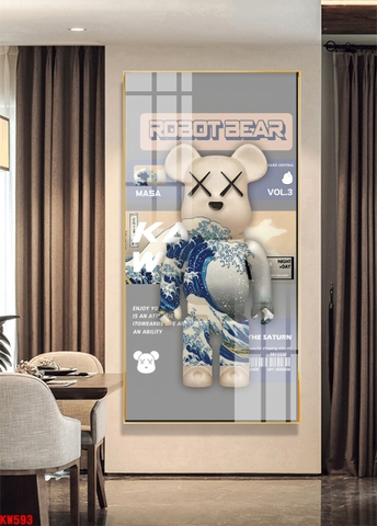 Tranh Gấu Bearbrick - KAWS | Tranh Ngọc Việt - Đắk Lắk | Tranh Ngọc Việt - Xưởng Tranh Đẹp Buôn Ma Thuột (BMT) DakLak