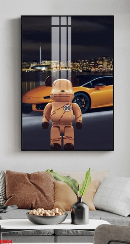 Tranh Gấu Bearbrick - KAWS | Tranh Ngọc Việt - Đắk Lắk | Tranh Ngọc Việt - Xưởng Tranh Đẹp Buôn Ma Thuột (BMT) DakLak