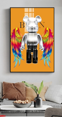 Tranh Gấu Bearbrick - KAWS | Tranh Ngọc Việt - Đắk Lắk | Tranh Ngọc Việt - Xưởng Tranh Đẹp Buôn Ma Thuột (BMT) DakLak