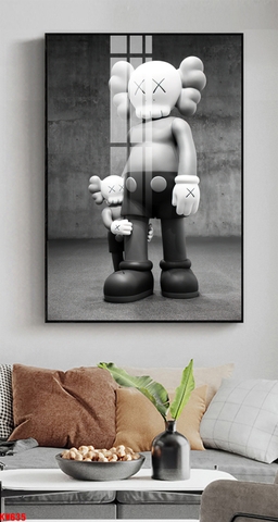 Tranh Gấu Bearbrick - KAWS | Tranh Ngọc Việt - Đắk Lắk | Tranh Ngọc Việt - Xưởng Tranh Đẹp Buôn Ma Thuột (BMT) DakLak