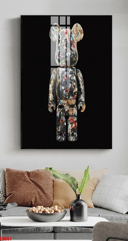 Tranh Gấu Bearbrick - KAWS | Tranh Ngọc Việt - Đắk Lắk | Tranh Ngọc Việt - Xưởng Tranh Đẹp Buôn Ma Thuột (BMT) DakLak